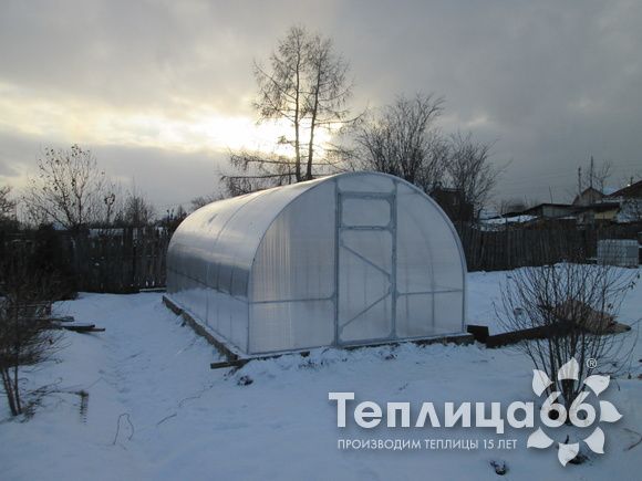 Теплица Рада Макси из поликарбоната, ширина 3 м